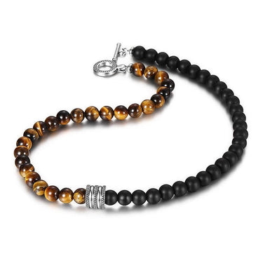 Double Root & Solar Plexus Chakra Healing Stones Clasp Necklace-Your Soul Place